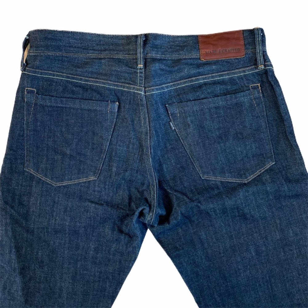 Levi's Made & Crafted “Ruler” Straight Button-fly 32 x 34 Denim Jeans